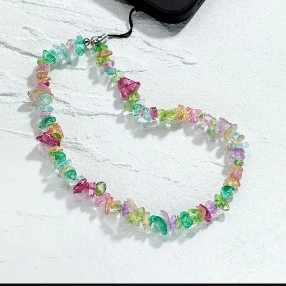 Phone Wristlet, Phone Bracelet, Phone Charm, Phone accessory, Phone Strap - Picture 1 of 4